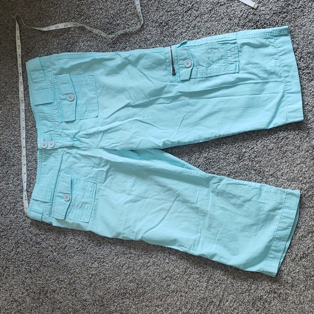 Vintage low rise cropped cargo pants sz 12